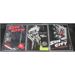 THREE #1 FRANK MILLER SIN CITY COMIC BOOKS