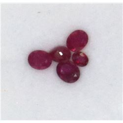27) GENUINE NATURAL RUBIES GEMSTONES