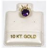 Image 2 : 32) 10KT GOLD AMETHYST PENDANT
