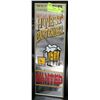 Image 1 : VINTAGE MIRRORED HONEST BARTENDER SIGN