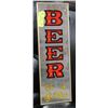 Image 1 : VINTAGE MIRRORED BEER SIGN