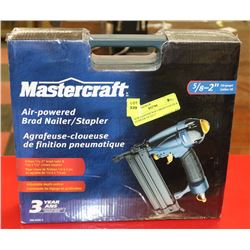 NEW MASTERCRAFT BRAD NAILER & STAPLER 5/8 TO 2"