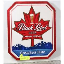 WORKING BLACK LABEL CANADIANBEER WITH GLITTER FLAG