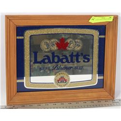 VINTAGE LABATT'S BEER MIRROR