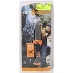 NEW BEAR GRYLLS GERBER SURVIVAL KNIFE W/ SHEATH