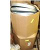 Image 1 : 2 BOXES OF METAL GARBAGE CAN LIDS