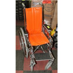 ORANGE EVEREST JENNINGS YOUTH SIZE WHEELCHAIR