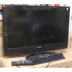 HAIER 32" TV WITH REMOTE