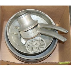 METAL BUTTER CHURN (CREAM SEPARATOR PARTS)