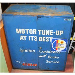 ORIGINAL ECHLIN SHOP CABINET 31"X35"