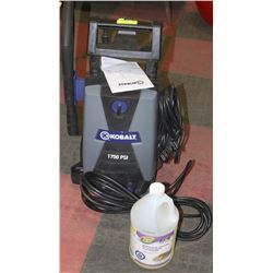 KOBALT 1700PSI  ELECTRIC PRESSURE WASHER WITH SOAP