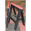 Image 1 : PAIR OF RESIN FOLDING SAWHORSES