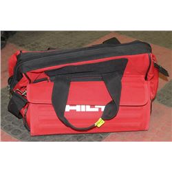 LARGE CANVAS HILTI TOOL BAG WITH SHOULDER STRAP