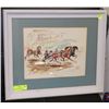 Image 1 : FRAMED & MATTED ESTATE WATERCOLOR SIGNED JOHN