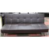 Image 1 : NEW BROWN LEATHERETTE 69" KLICK KLACK FUTON
