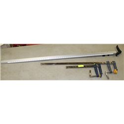 LOT OF 3 TOOLS INCL 2 CLAMPS.