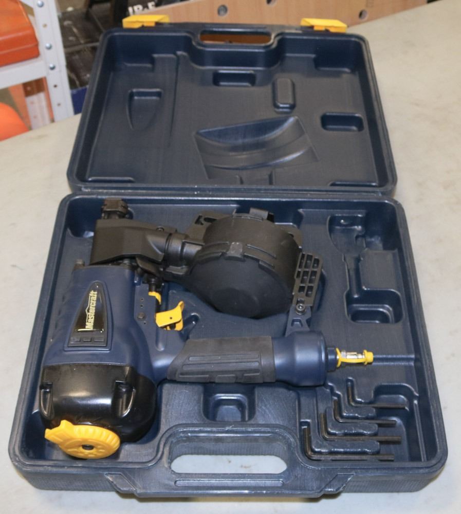 Mastercraft Air Powered Coil Roofing Nailer