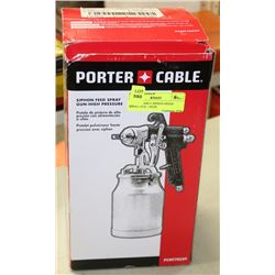PORTER CABLE SIPHON FEED SPRAY GUN – HIGH