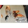 Image 1 : FLAT OF MOSTLY CATS ALL MADE IN JAPAN ORNAMENTS