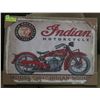 Image 1 : NEW INDIAN MOTORCYCLE STRETCHED CANVAS WALL