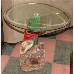 ESTATE "COWBOY" CACTUS & SA DDLE  THEMED END