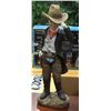 Image 1 : RESIN  "COWBOY" FIGURINE