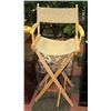 Image 1 : FABRIC & WOOD DIRECTORS CHAIR