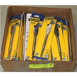 LOT OF 36 VARIOUS WOOD DRILL BITS