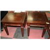 Image 1 : PAIR OF WOOD END TABLES