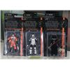 Image 1 : THREE COLLECTIBLE STARWARS THE BLACK SERIES ACTION