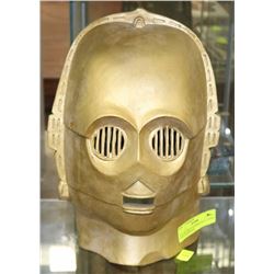 COLLECTIBLE RUBBER ADULT SIZED C3PO STARWARS