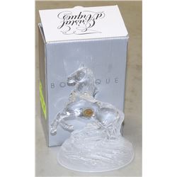 BOUTIQUE CRISTAL D'ARQUES CHEVAL HORSE FIGURINE