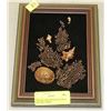 Image 1 : VINTAGE 24K GOLD PLATED REAL LIFE SEA CURIOS