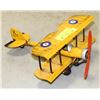 Image 1 : METAL MILITARY BI-PLANE TRAINER