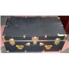 Image 1 : BLACK AND BRASS TRUNK WITH KAHUNA "ANYTHING GOES"