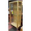 Image 1 : 4 TIER ENCLOSED WOOD & GLASS DISPLAY CABINET