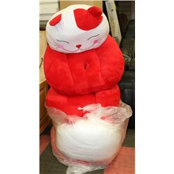 LOT OF 4 NEW HELLO KITTY KIDS PUFF CHAIRS WITH