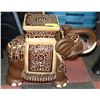 Image 1 : ORNATE BROWN ELEPHANT PLANT HOLDER