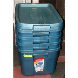 BUNDLE OF 4 RUBBERMAID ROUGHNECK