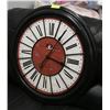 Image 1 : VINTAGE STYLE METAL WALL CLOCK