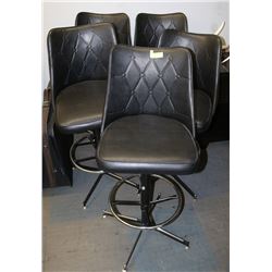 SET OF 5 VINTAGE 1960'S SWIVEL