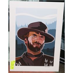 CLINT EASTWOOD WESTERN PRINT BY MATT FONTAINE