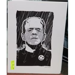 FRANKENSTEIN PRINT BY MATT FONTAINE