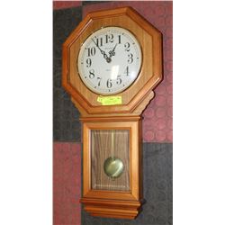 VTG MASTERPIECE WOODEN PENDULUM WALL CLOCK