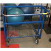 Image 1 : METAL 4 WHEEL HEAVY DUTY WAREHOUSE CART