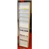 Image 1 : WHITE DISPLAY RACK WITH TRAYS & HANGERS - NEW