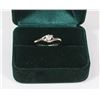 Image 1 : LADIES DIAMOND ENGAGEMENT RING ,9 DIAMONDS,10K
