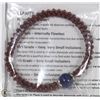 Image 1 : GARNET & LAPIS LAZULI 925 STERLING SILVER BRACELET