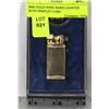 Image 1 : BMJ GOLD TONE HARD LIGHTER WITH DISPLAY CASE