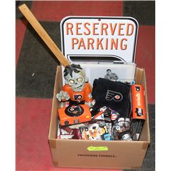 LOT OF PHILADELPHIA FLYER HOCKEY MEMORABILIA.